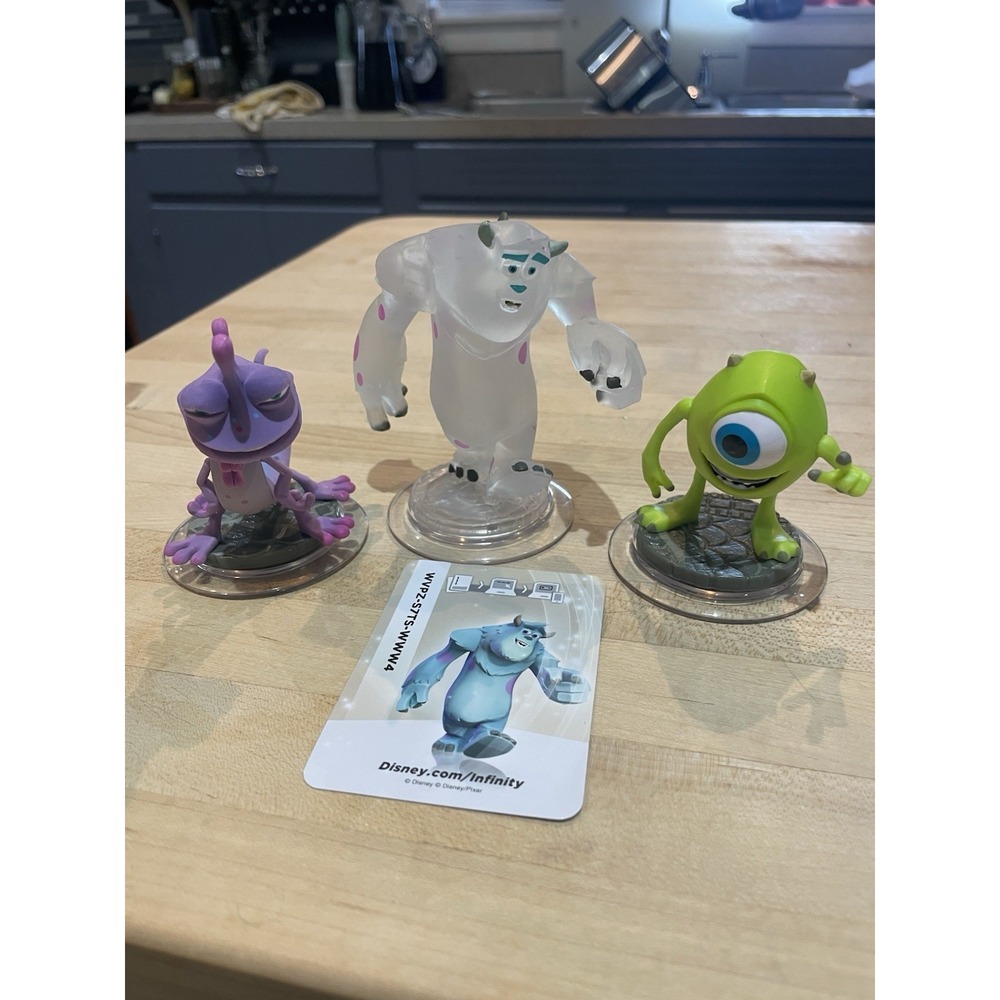 DISNEY INFINITY 1.0 Monsters Inc. Figure Set Sulley Mike Randall